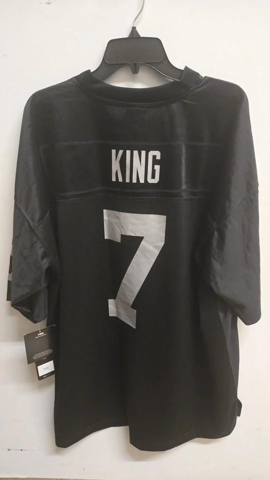 Marquette King Las Vegas Oakland Raiders Official NFL Jersey black product image 1, provided for visual reference and