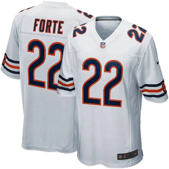 Matt Forte Chicago Bears Official NFL Jersey Nike white product image 1, provided for visual reference and product detail