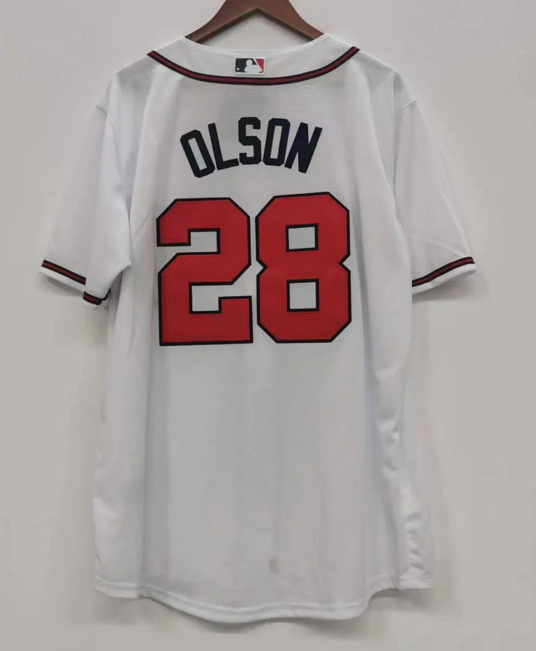 Matt Olson Atlanta Braves Official MLB Nike Jersey product image 1, provided for visual reference and product detail review