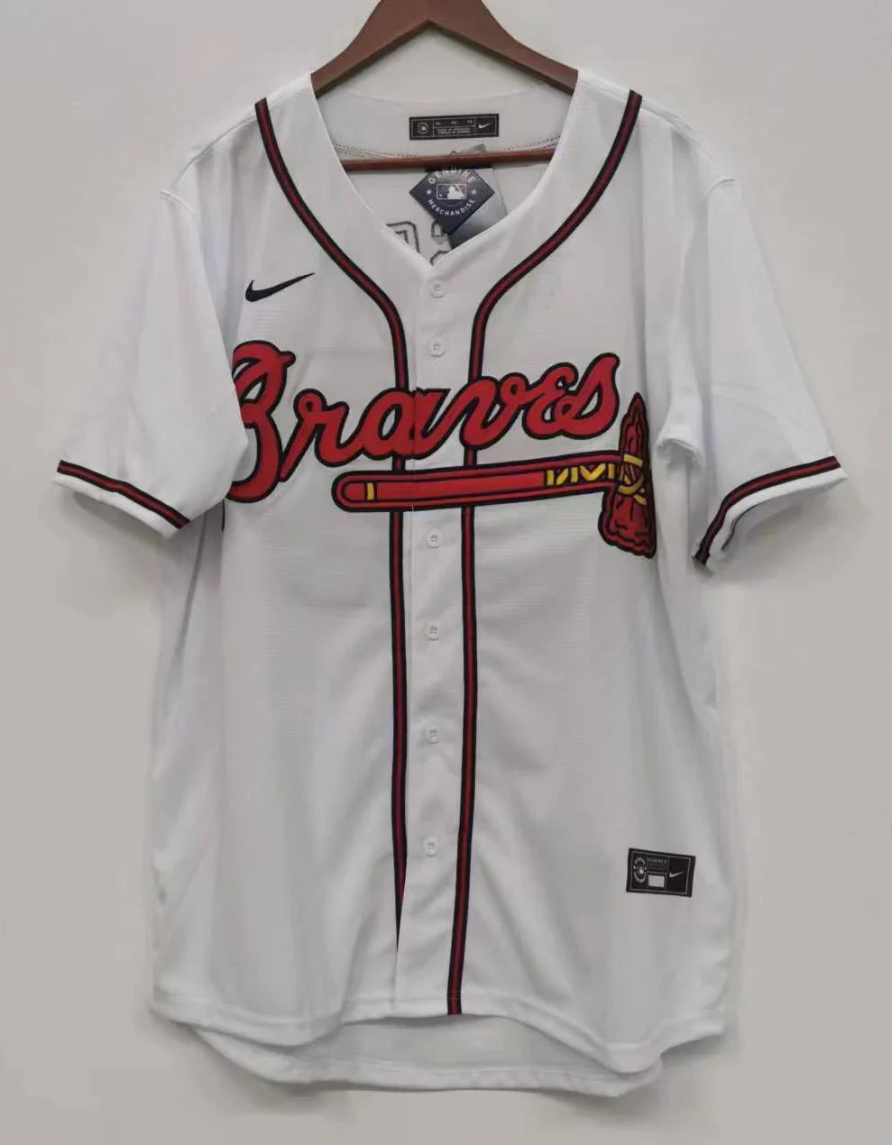 Matt Olson Atlanta Braves Official MLB Nike Jersey product image 2, provided for visual reference and product detail review