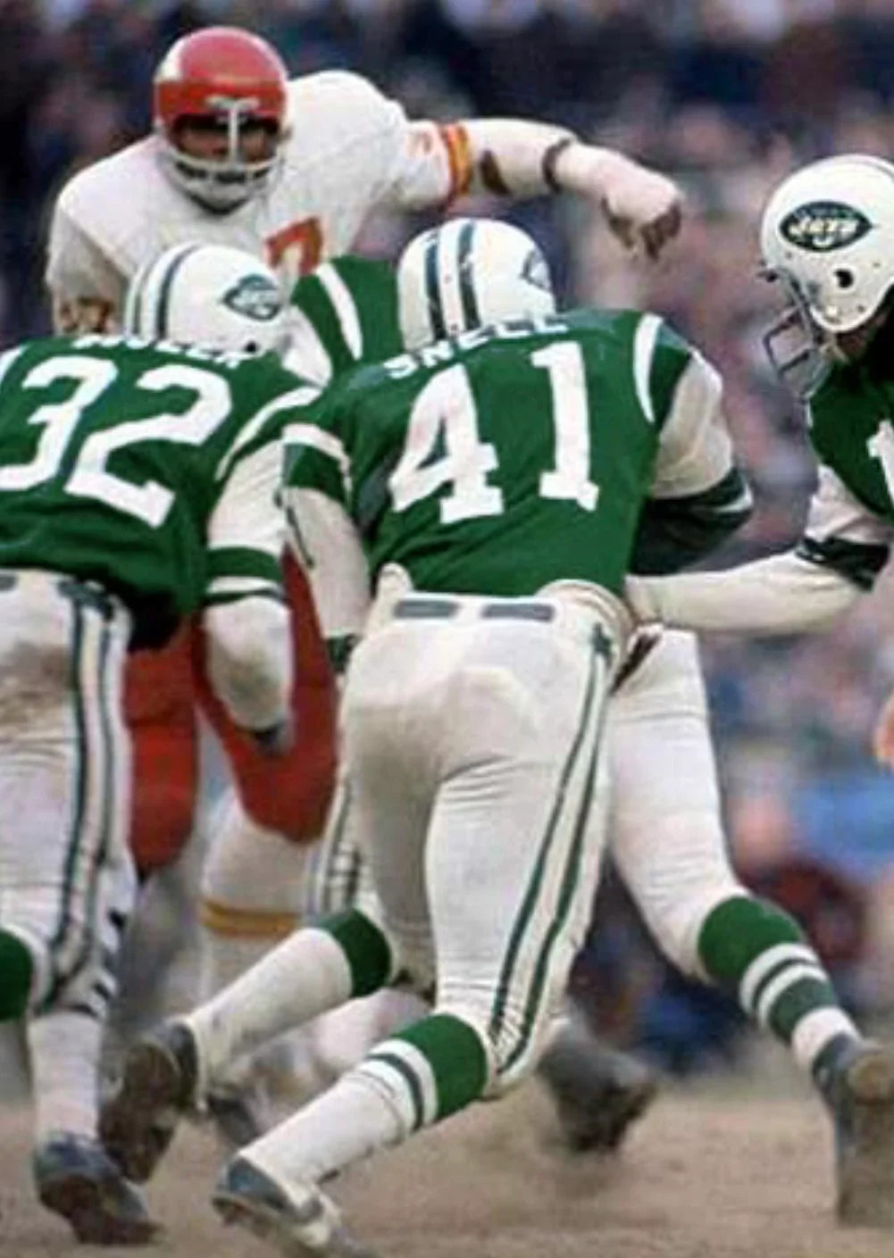 Matt Snell New York Jets Official NFL Mitchell & Ness Jersey product image 4, provided for visual reference and product