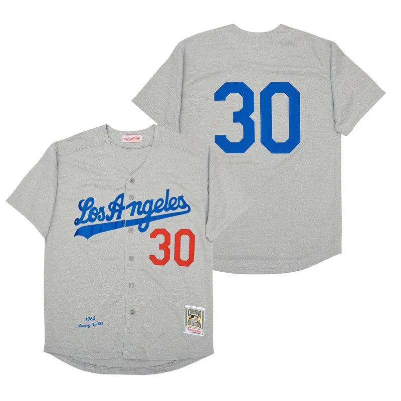 Maury Wills Los Angeles Dodgers Jersey Mitchell & Ness product image 1, provided for visual reference and product detail
