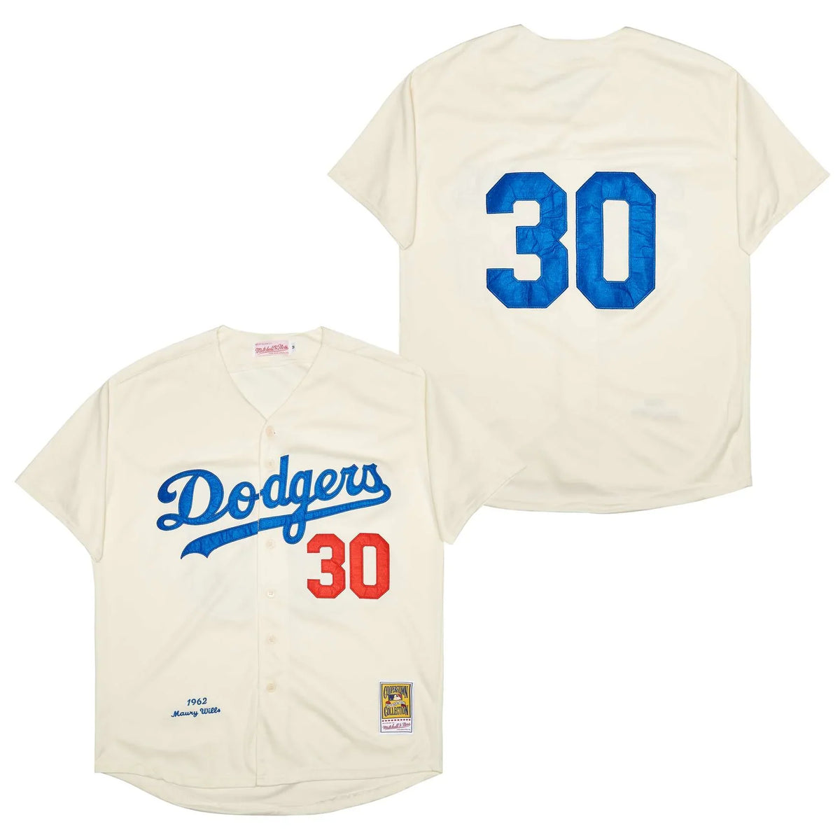 Maury Wills Los Angeles Dodgers Jersey Mitchell & Ness product image 1, provided for visual reference and product detail