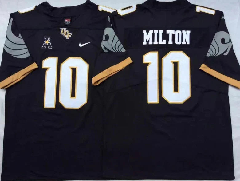 McKenzie Milton UCF Central Florida Jersey black product image 1, provided for visual reference and product detail review