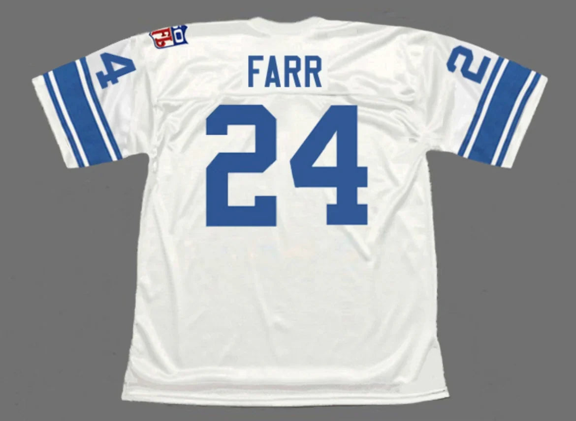 Mel Farr 1969 Detroit Lions NFL Mitchell & Ness Jersey product image 1, provided for visual reference and product detail
