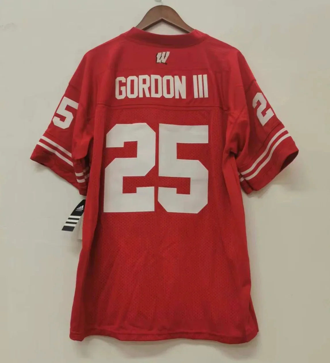 Melvin Gordon Wisconsin Badgers Jersey Red product image 2, provided for visual reference and product detail review
