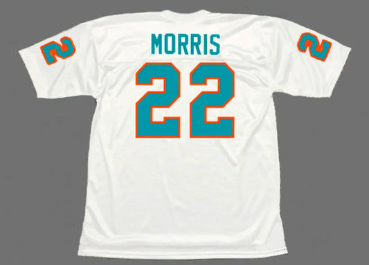 Mercury Morris Miami Dolphins NFL Mitchell & Ness Jersey white product image 1, provided for visual reference and product