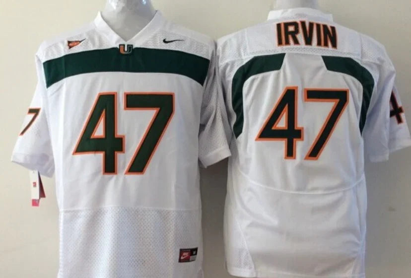 Michael Irvin Miami Hurricanes Jersey Nike product image 1, provided for visual reference and product detail review