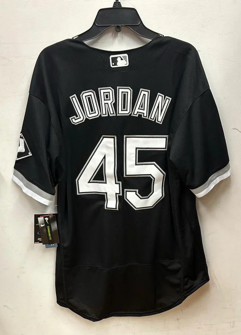 Michael Jordan Chicago White Sox Jersey black product image 2, provided for visual reference and product detail review