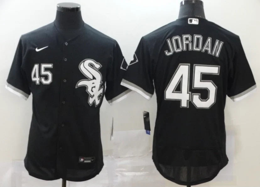 Michael Jordan Chicago White Sox Jersey black product image 1, provided for visual reference and product detail review