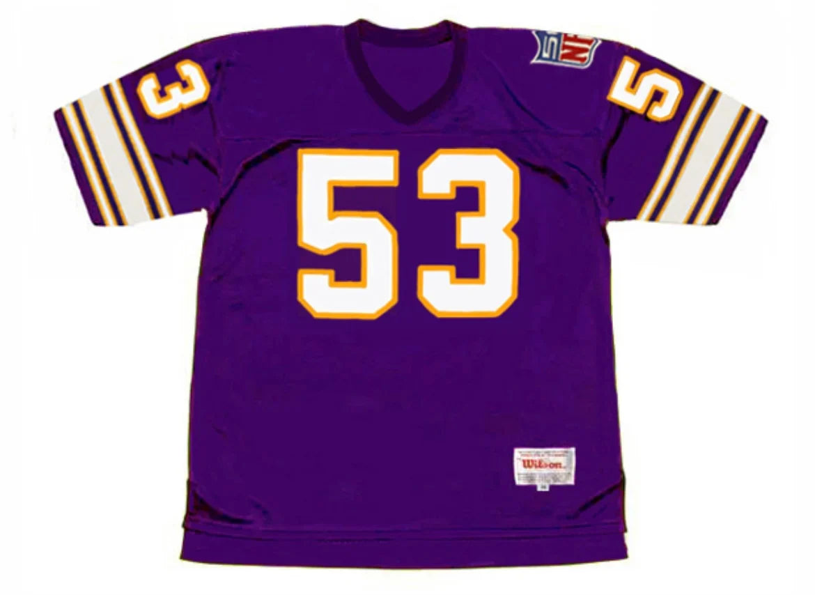 Mick Tingelhoff 1969 Minnesota Vikings NFL Mitchell & Ness Jersey product image 2, provided for visual reference and product