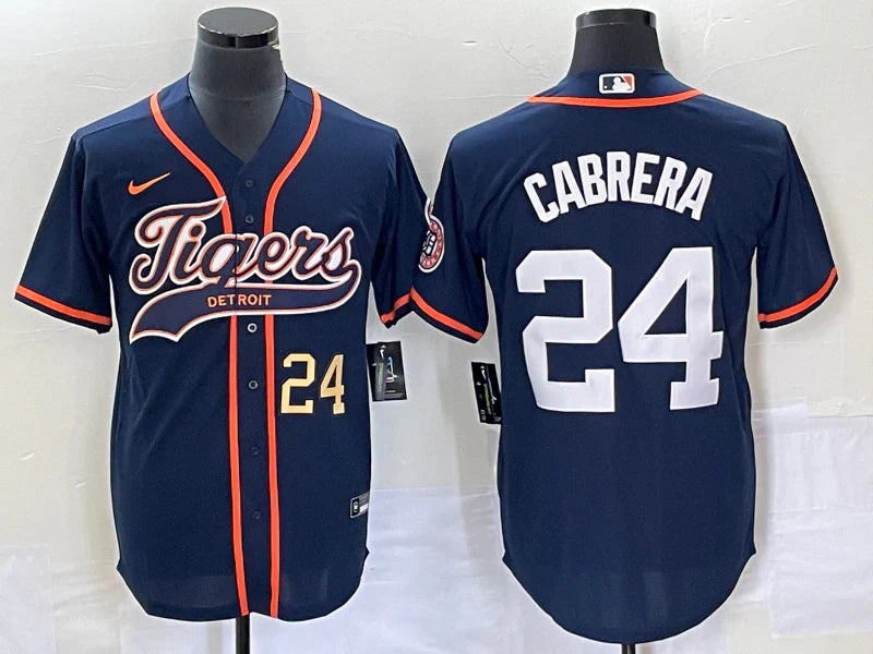 Miguel Cabrera Detroit Tigers Jersey Nike blue product image 1, provided for visual reference and product detail review