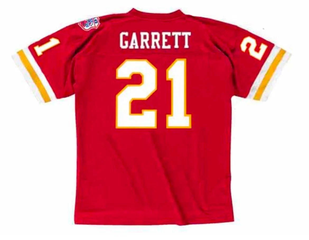 Mike Garrett 1969 Kansas City Chiefs NFL Mitchell & Ness Jersey product image 1, provided for visual reference and product