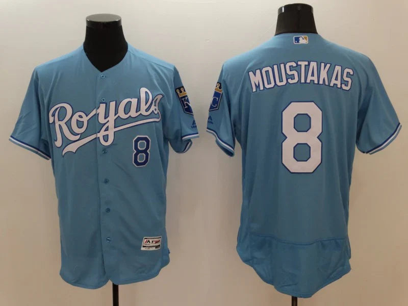 Mike Moustakas Kansas City Royals Jersey Majestic product image 1, provided for visual reference and product detail review