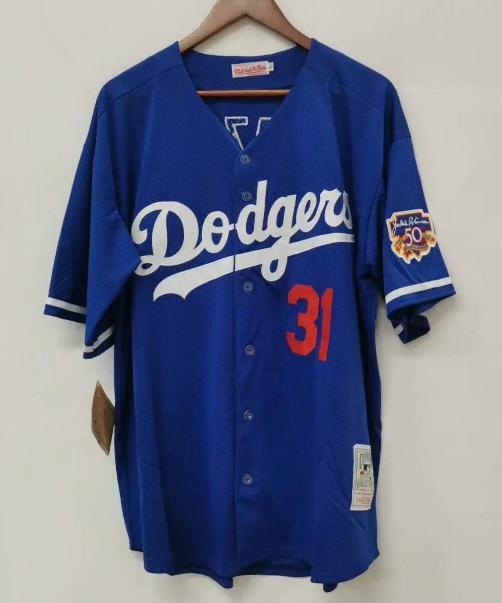 Mike Piazza Los Angeles Dodgers Jersey Mitchell & Ness product image 3, provided for visual reference and product detail