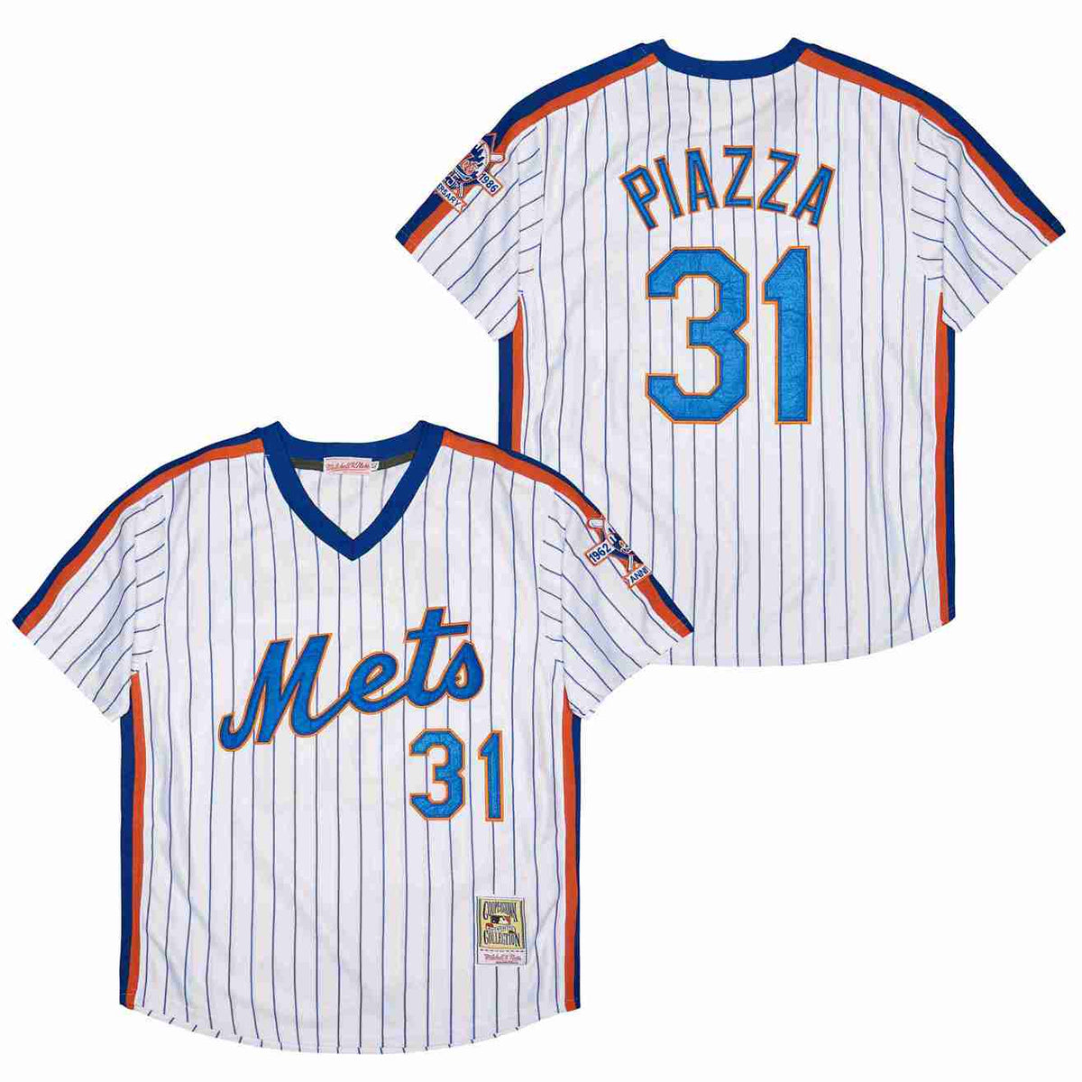 Mike Piazza New York Mets Jersey Mitchell & Ness product image 1, provided for visual reference and product detail review
