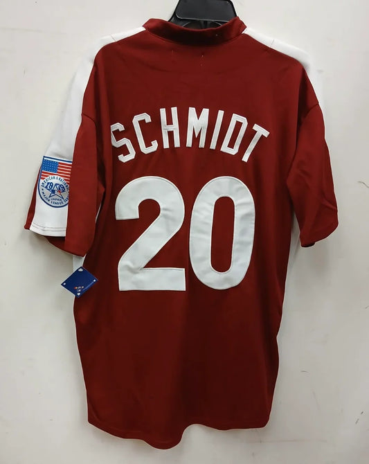 Mike Schmidt Philadelphia Phillies Jersey 1979 Mitchell & Ness product image 1, provided for visual reference and product