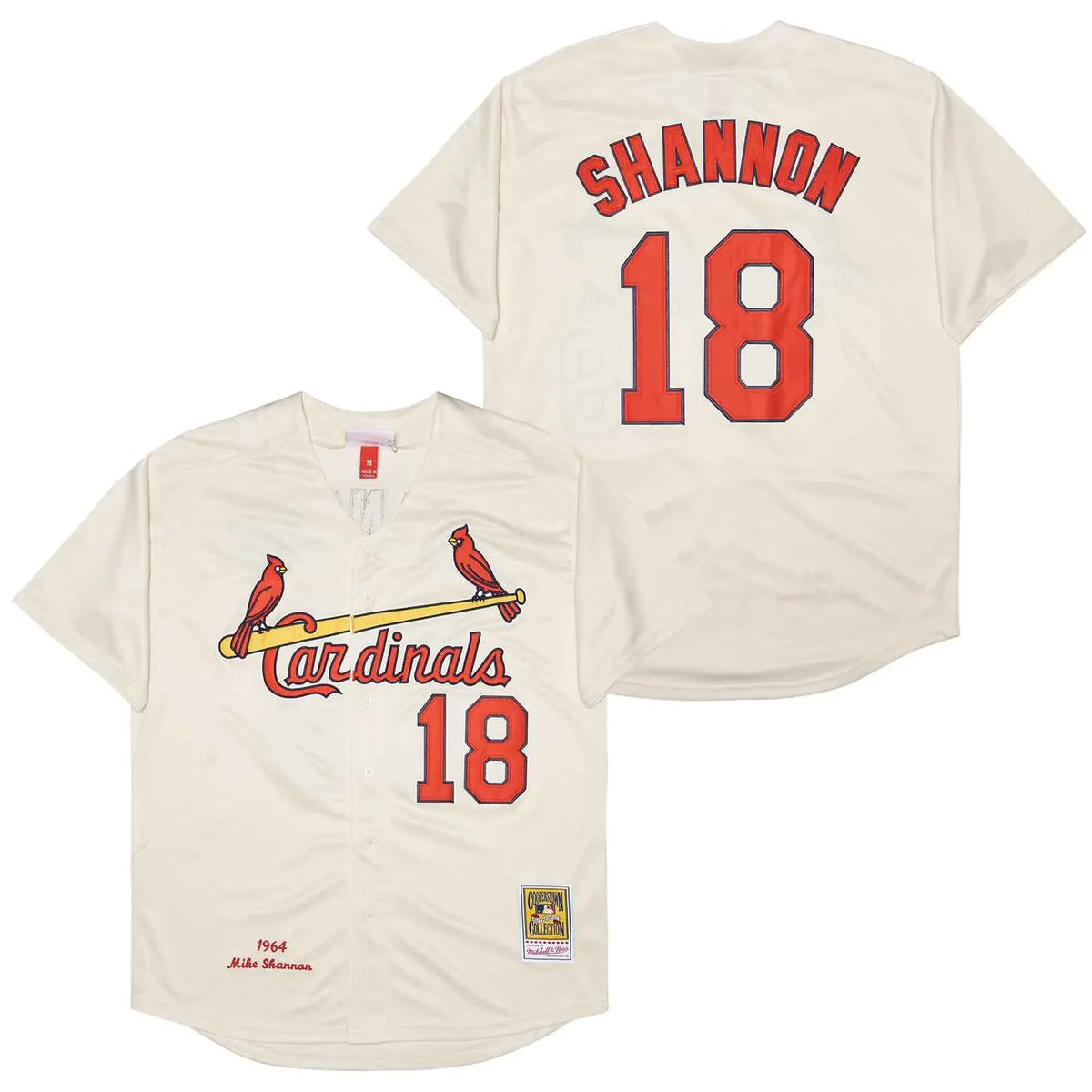 Mike Shannon St. Louis Cardinals 1964 Mitchell & Ness product image 1, provided for visual reference and product detail