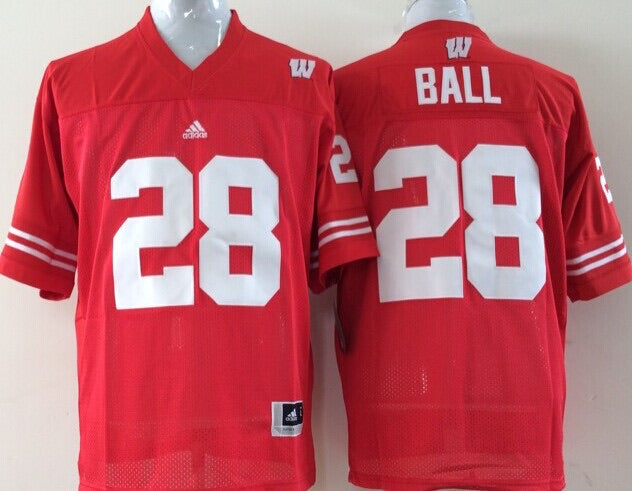 Montee Ball Wisconsin Badgers Jersey Adidas product image 1, provided for visual reference and product detail review