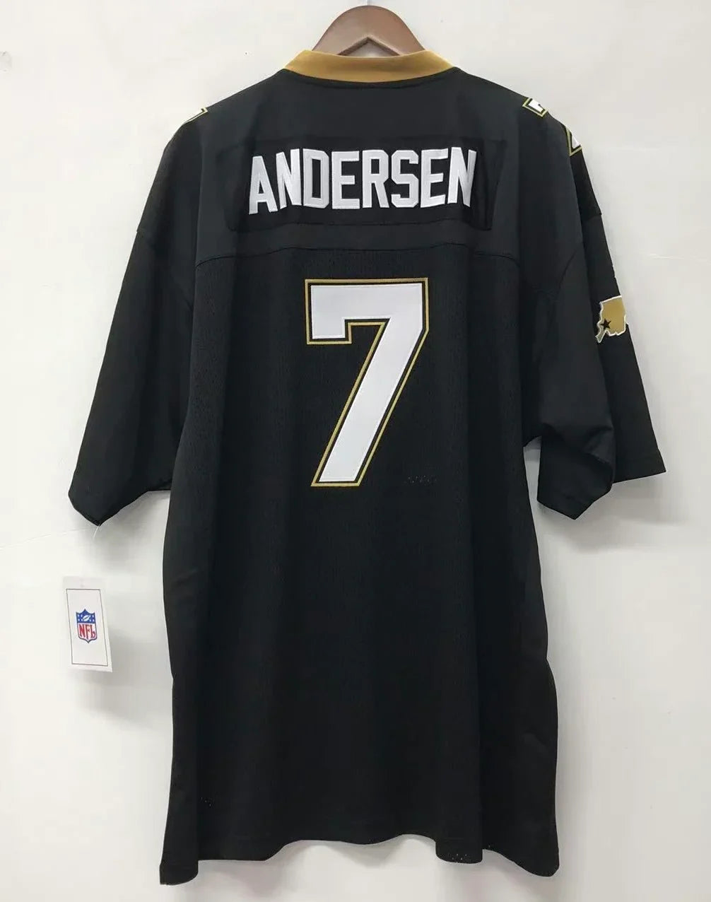 Morten Andersen New Orleans Saints Jersey Mitchell & Ness product image 1, provided for visual reference and product detail