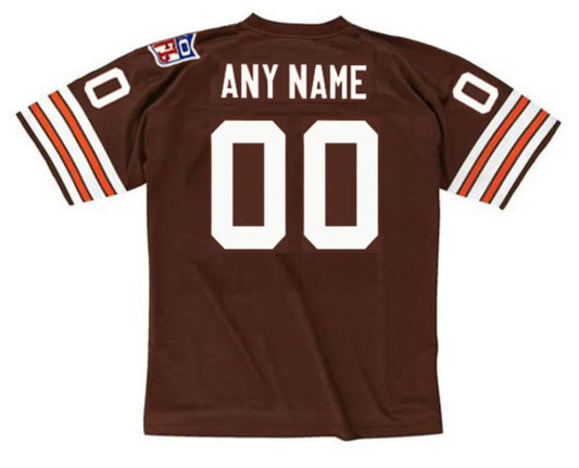 Any name & Number 1969 Cleveland Browns NFL Mitchell & Ness jersey product image 1, provided for visual reference and