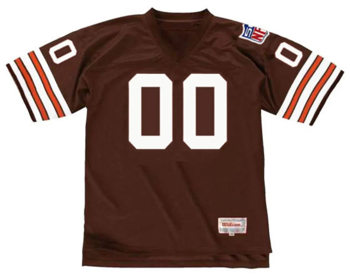 Any name & Number 1969 Cleveland Browns NFL Mitchell & Ness jersey product image 2, provided for visual reference and