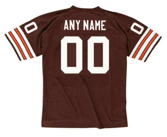 Any name & Number Classic Cleveland Browns NFL Mitchell & Ness custom made jersey product image 1, provided for visual