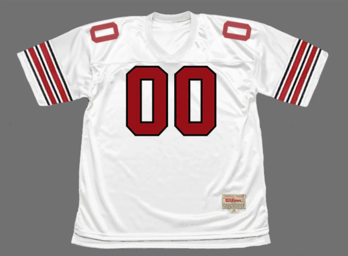Any name & Number St. Louis Cardinals 1970’s 80’s NFL Mitchell & Ness Jersey white product image 2, provided for visual
