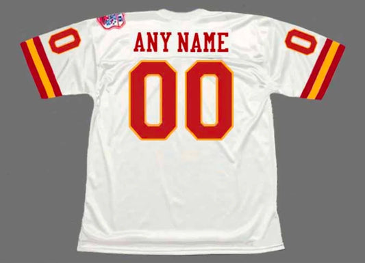 Any name & Number 1969 Kansas City Chiefs NFL Mitchell & Ness Jersey White product image 1, provided for visual reference