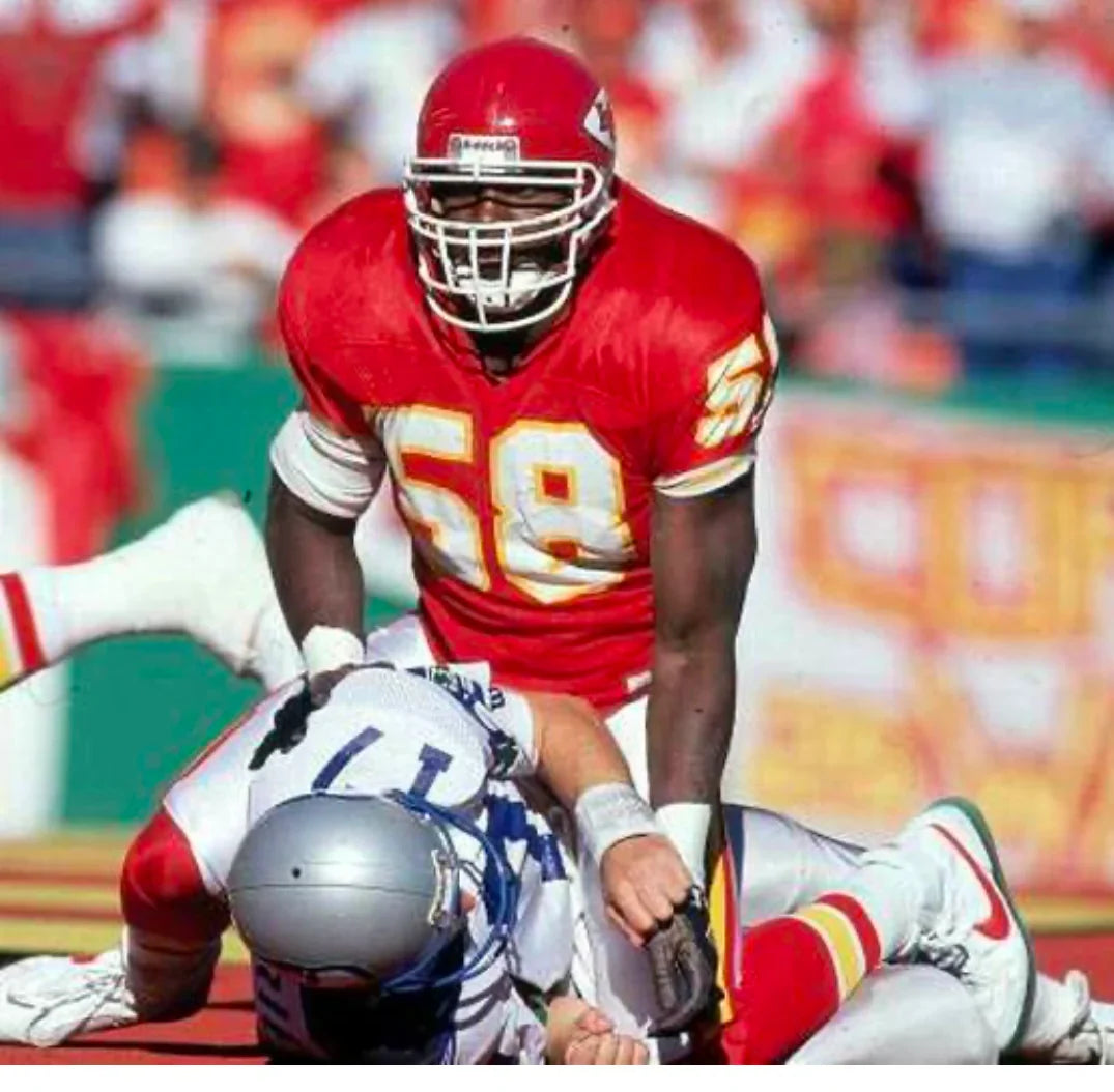 Any name & Number Kansas City Chiefs NFL Mitchell & Ness Jersey Red product image 3, provided for visual reference and