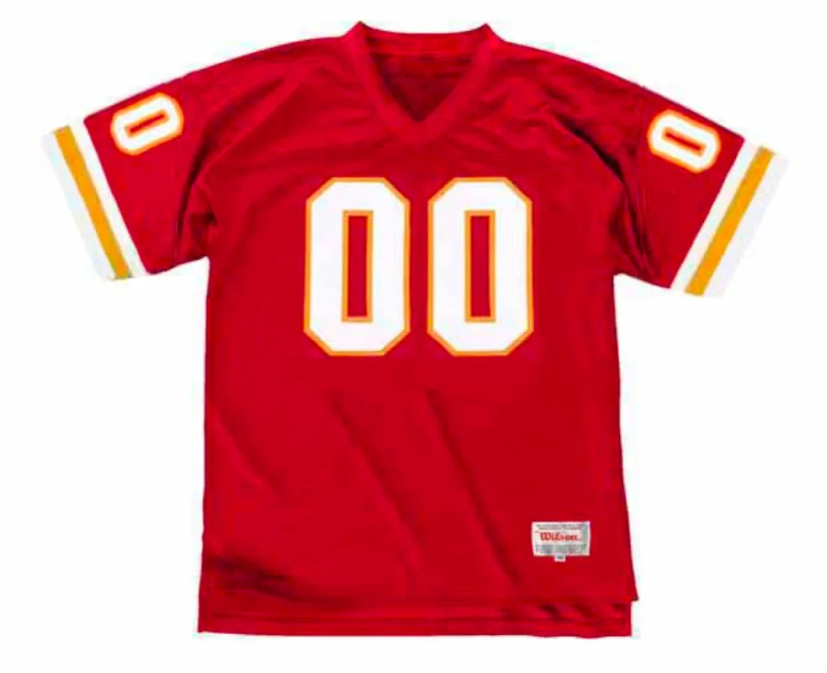 Any name & Number Kansas City Chiefs NFL Mitchell & Ness Jersey Red product image 2, provided for visual reference and