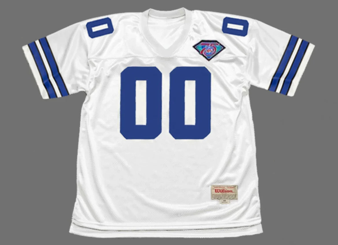 Any name & Number Dallas Cowboys 1994 NFL Mitchell & Ness Jersey product image 2, provided for visual reference and product