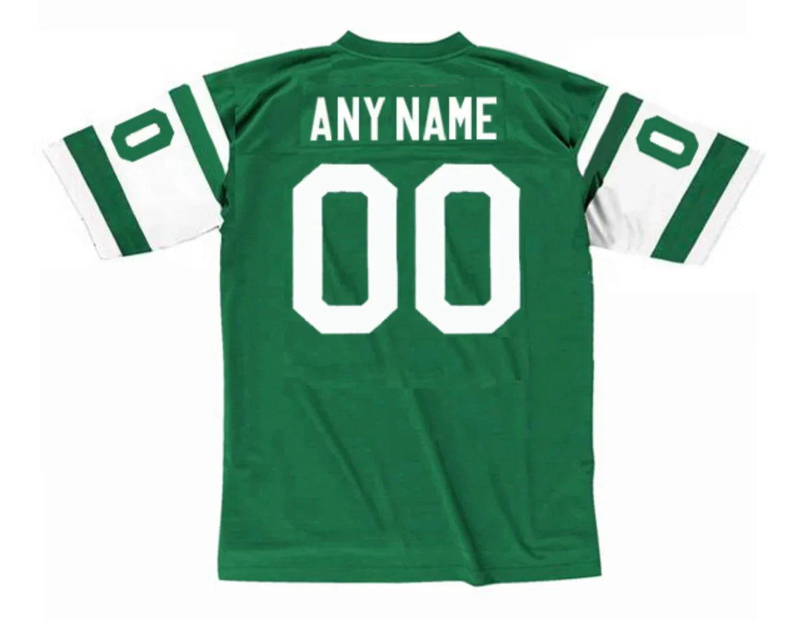 Any name & Number New York Jets NFL customized Mitchell & Ness jersey product image 1, provided for visual reference and