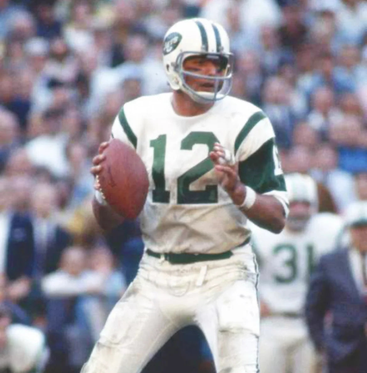 Any name & Number New York Jets NFL customized Mitchell & Ness jersey White product image 4, provided for visual reference