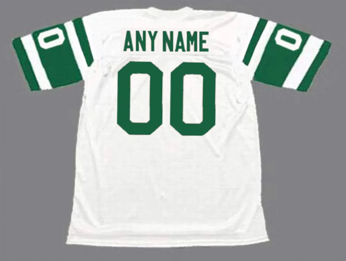 Any name & Number New York Jets NFL customized Mitchell & Ness jersey White product image 1, provided for visual reference