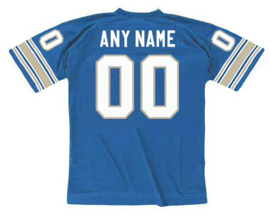Any name & Number Detroit Lions NFL Mitchell & Ness Jersey product image 1, provided for visual reference and product detail
