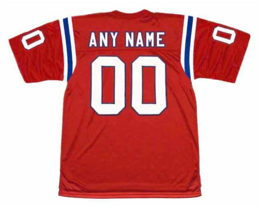 Any name & Number New England Patriots NFL Mitchell & Ness jersey Red product image 1, provided for visual reference and