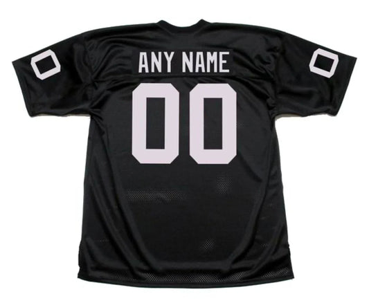 Any name & Number Oakland Los Angeles Raiders NFL Mitchell & Ness Jersey Black product image 1, provided for visual