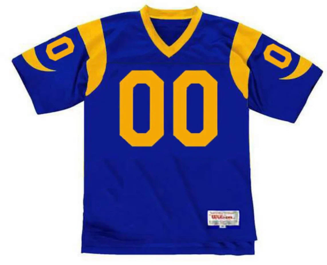 Any name & Number St. Louis Rams NFL Mitchell & Ness jersey Blue product image 2, provided for visual reference and product