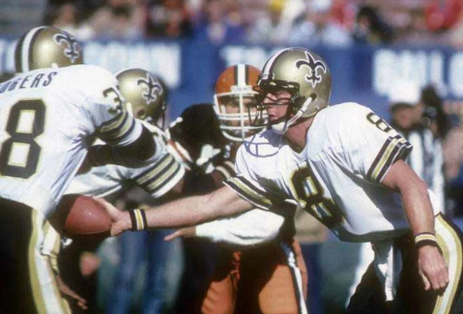 Any name & Number 1970’s 80’s New Orleans Saints NFL Mitchell & Ness Jersey White product image 3, provided for visual