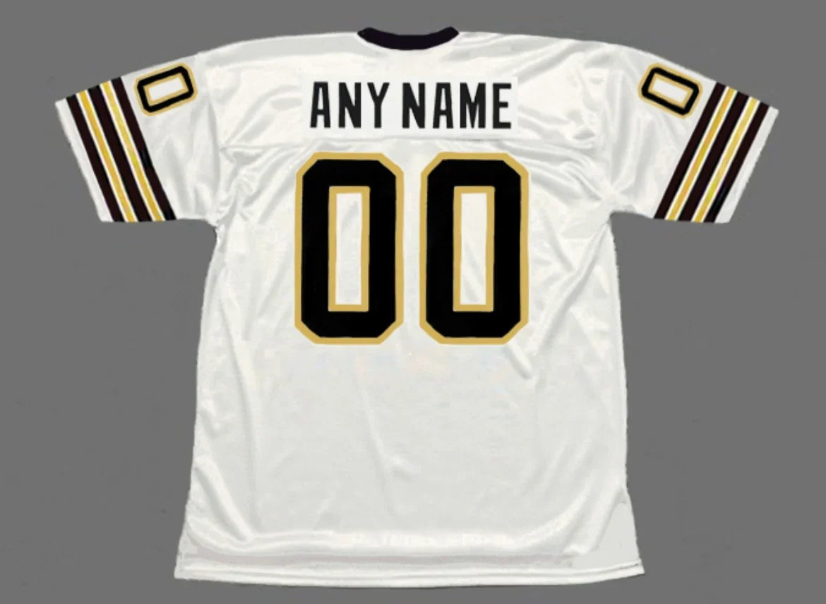 Any name & Number 1970’s 80’s New Orleans Saints NFL Mitchell & Ness Jersey White product image 1, provided for visual