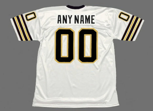 Any name & Number 1970’s 80’s New Orleans Saints NFL Mitchell & Ness Jersey White product image 1, provided for visual