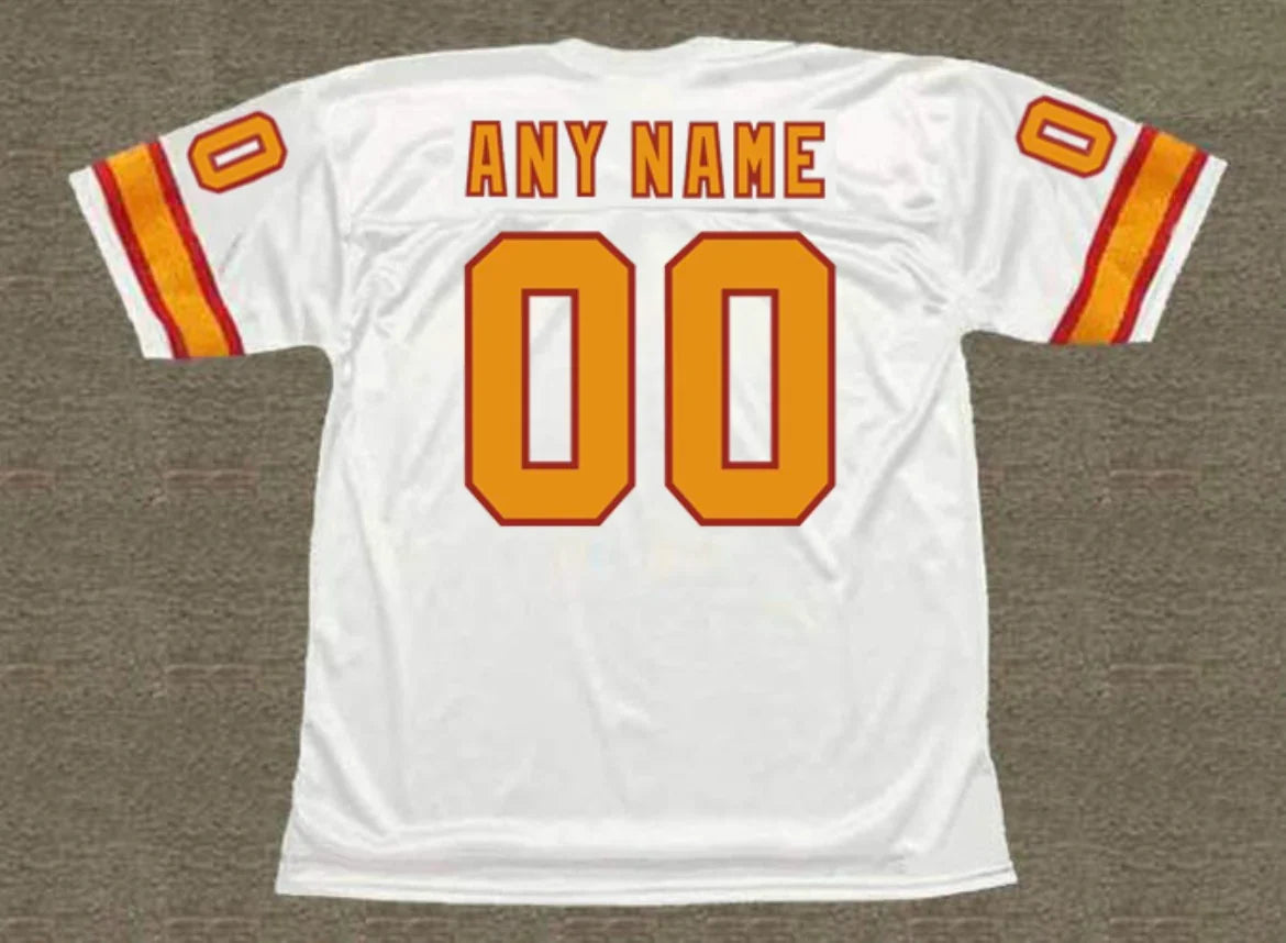 Any name & Number Tampa Bay Buccaneers 1976 NFL Mitchell & Ness Jersey product image 1, provided for visual reference and