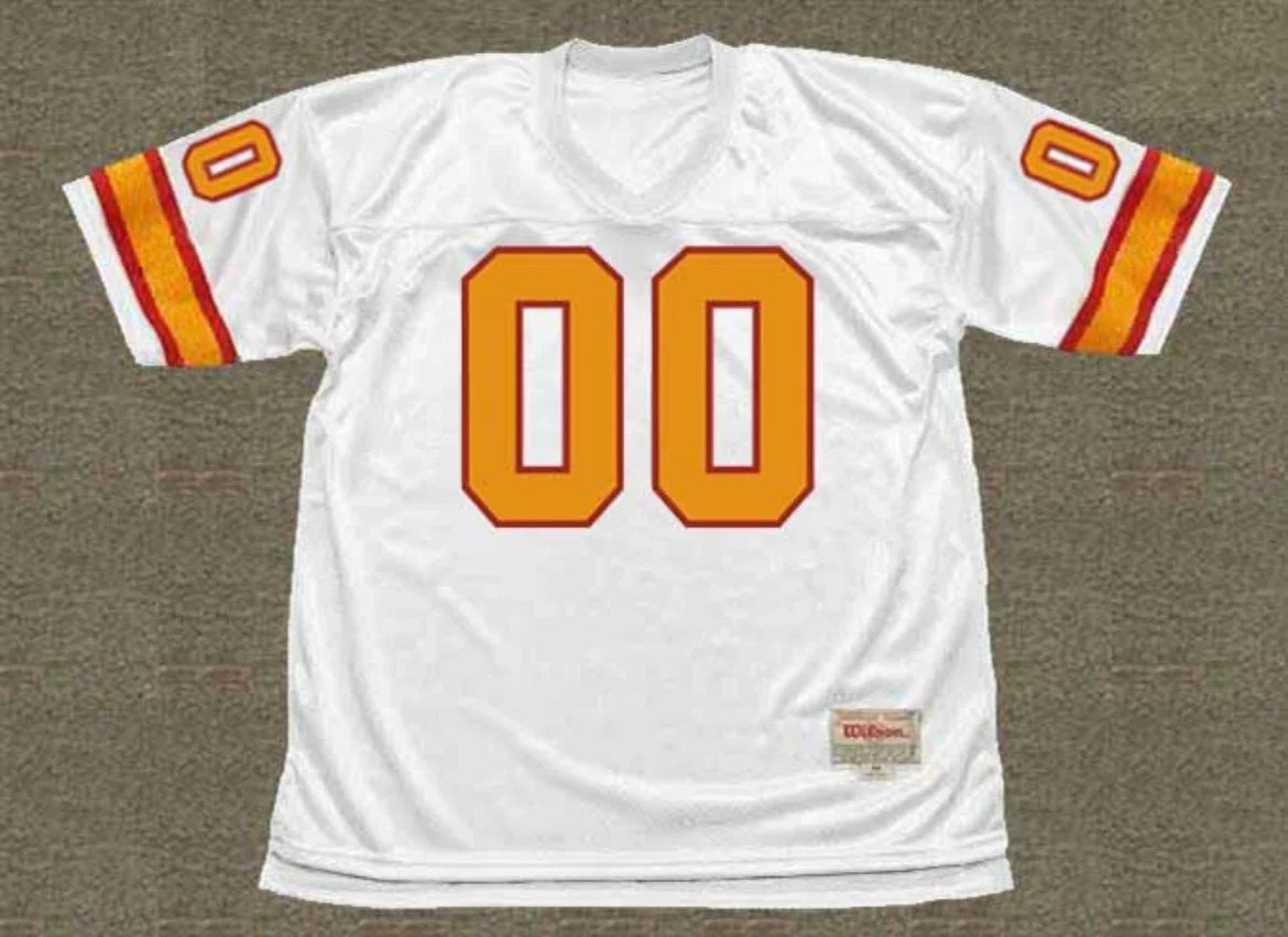 Any name & Number Tampa Bay Buccaneers 1976 NFL Mitchell & Ness Jersey product image 2, provided for visual reference and