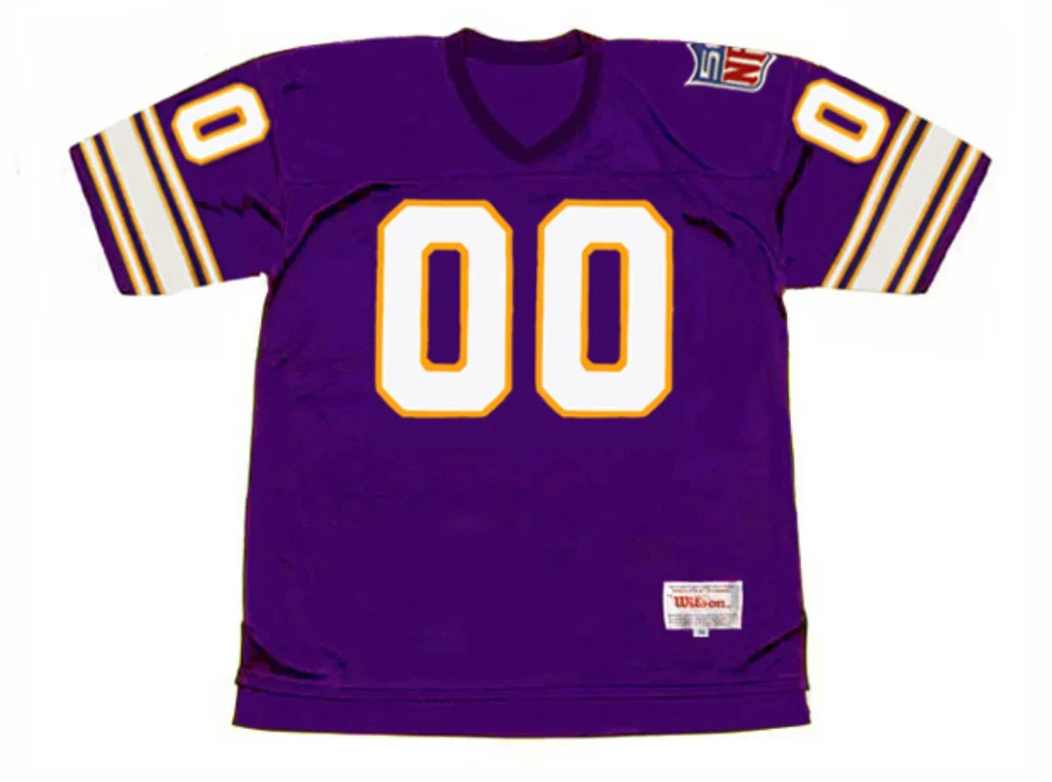 Any name & Number 1969 Minnesota Vikings NFL Mitchell & Ness jersey Purple product image 2, provided for visual reference