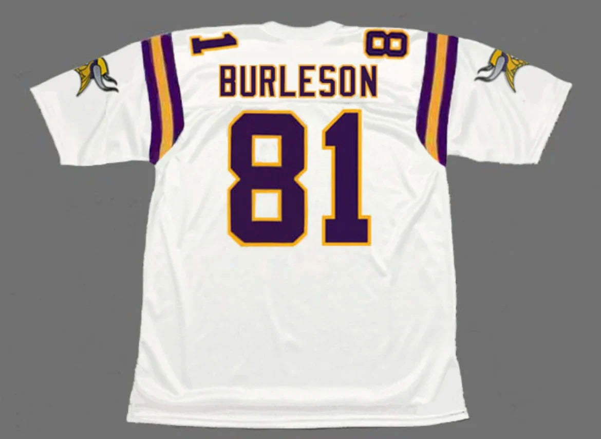 Nate Burleson Minnesota Vikings NFL Mitchell & Ness Jersey product image 1, provided for visual reference and product detail