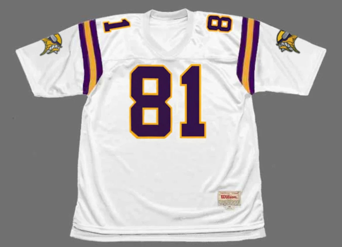 Nate Burleson Minnesota Vikings NFL Mitchell & Ness Jersey product image 2, provided for visual reference and product detail