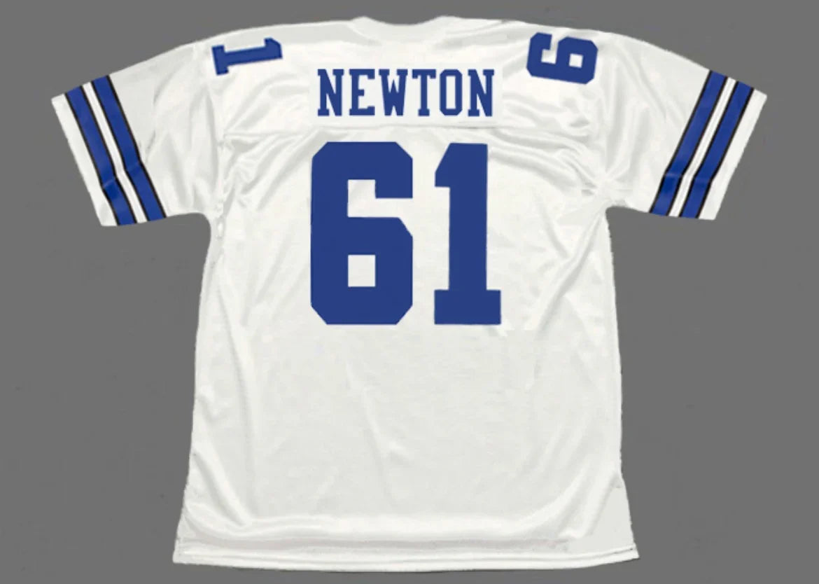 Nate Newton 1994 Dallas Cowboys Official NFL Jersey white Mitchell & Ness product image 1, provided for visual reference and