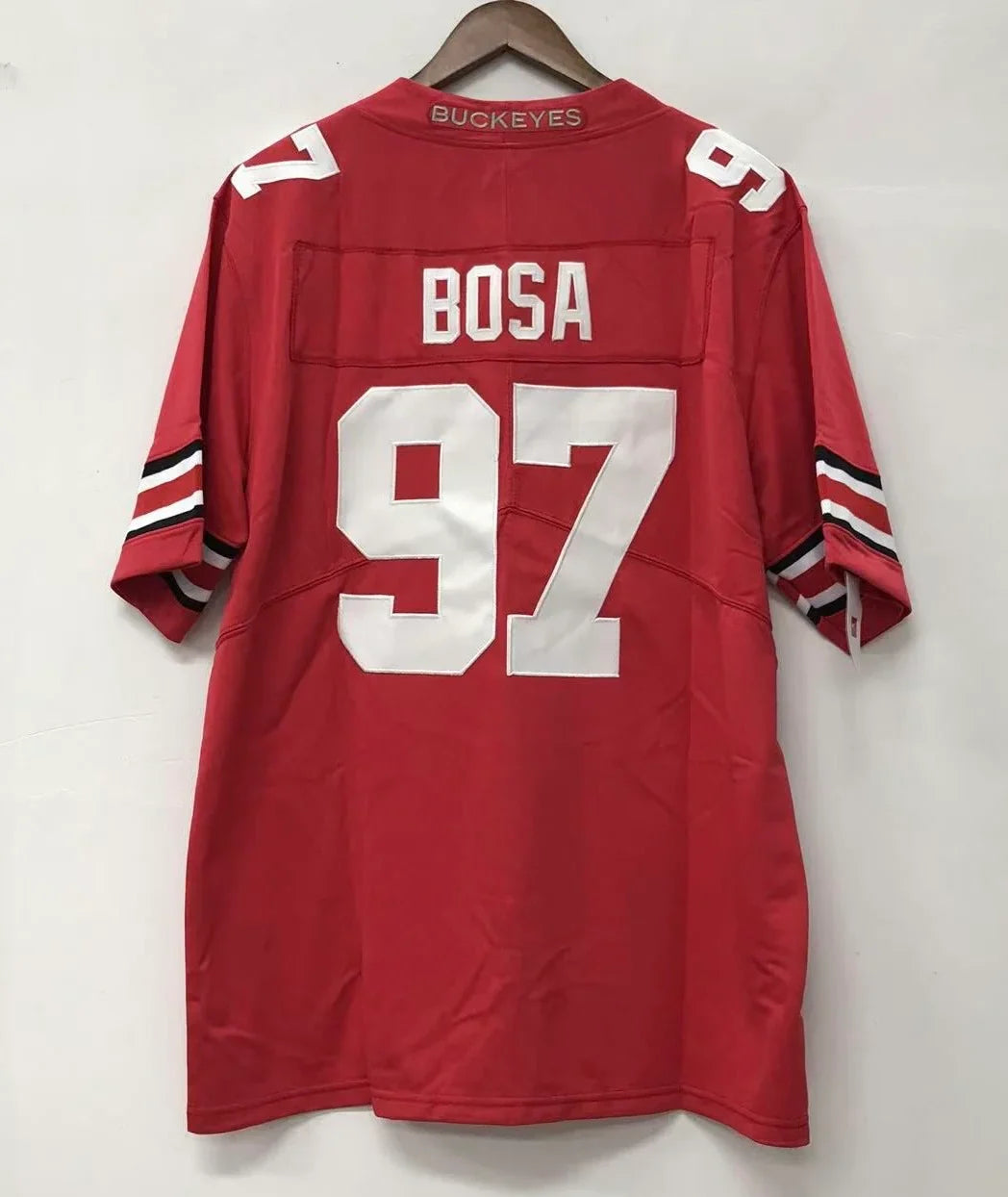 Nick Bosa Ohio State Buckeyes Jersey Nike red product image 1, provided for visual reference and product detail review
