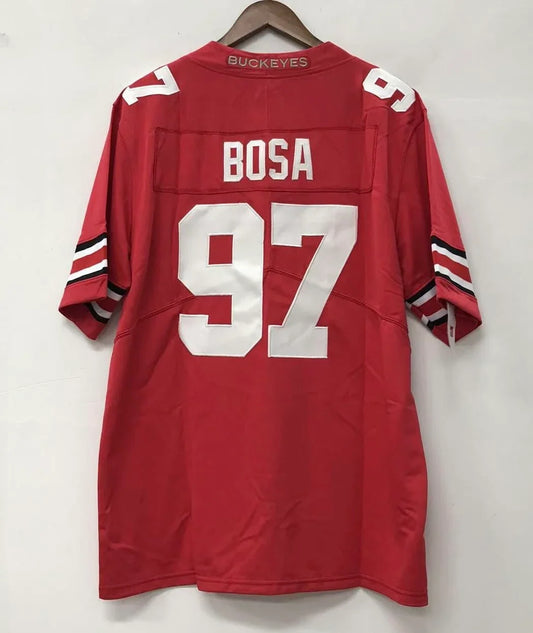 Nick Bosa Ohio State Buckeyes Jersey Nike red product image 1, provided for visual reference and product detail review